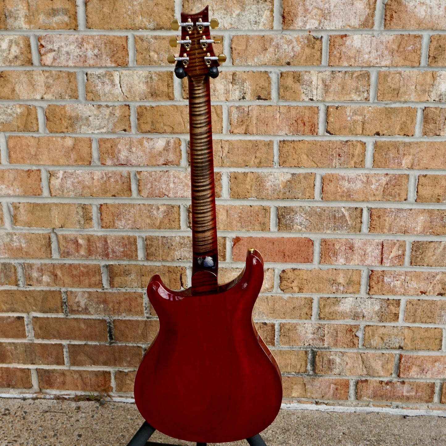 PRS Wood Library Hollowbody Piezo 10 Top Charcoal Cherry Burst