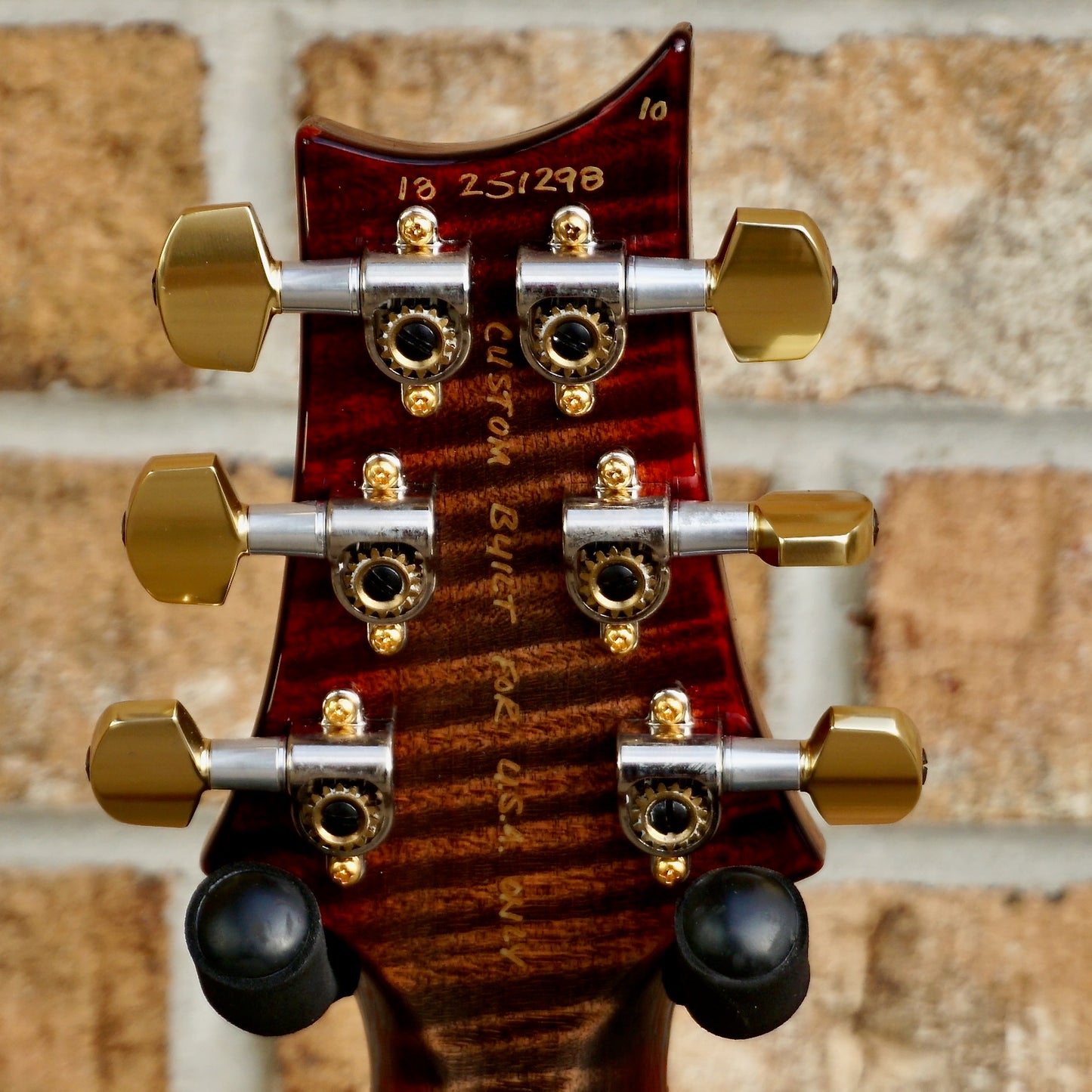 PRS Wood Library Hollowbody Piezo 10 Top Charcoal Cherry Burst