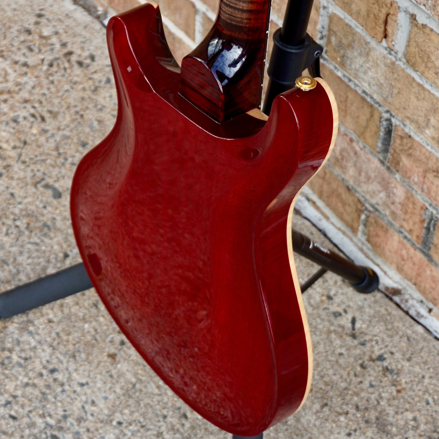 PRS Wood Library Hollowbody Piezo 10 Top Charcoal Cherry Burst