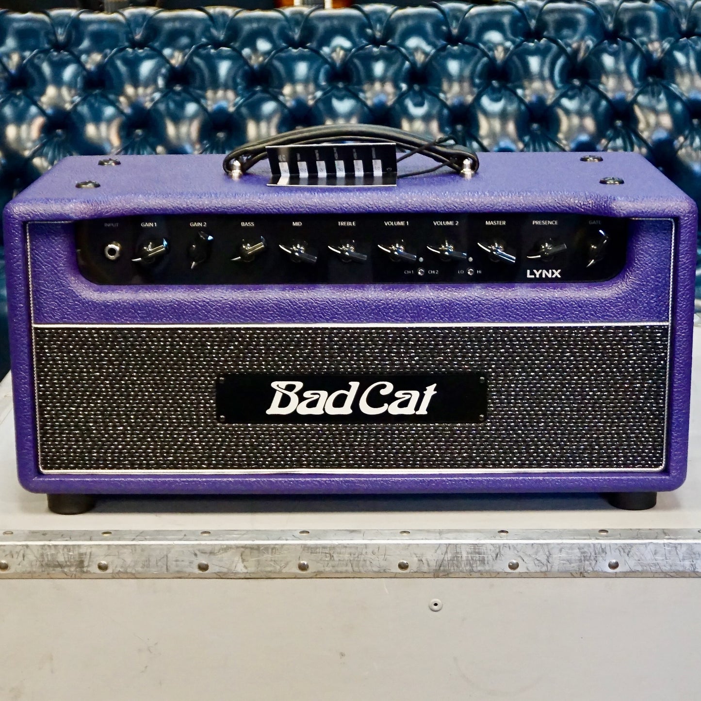 Bad Cat Lynx Head Purple