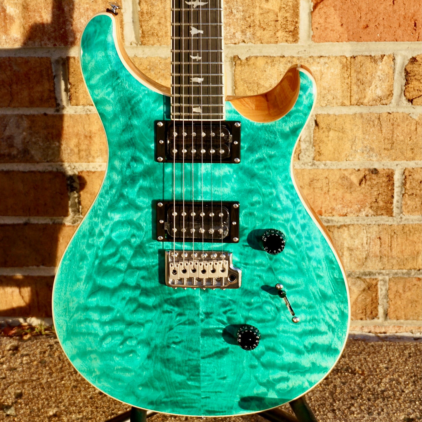 PRS SE Custom 24 Quilt Turquoise