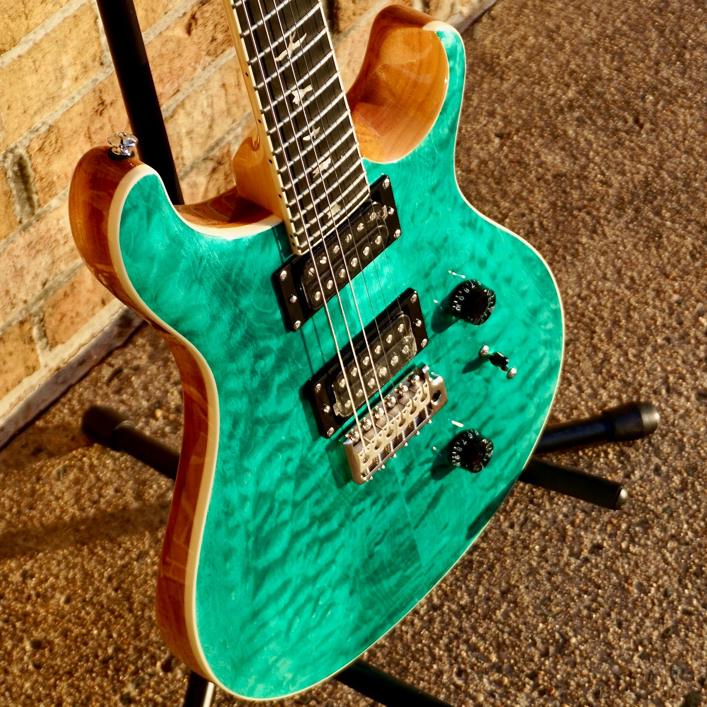 PRS SE Custom 24 Quilt Turquoise