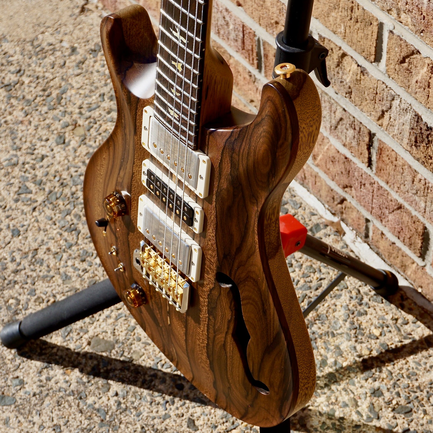PRS Special Semi-Hollow Lefty Private Stock Ziricote // Black Limba // Brazilian Rosewood