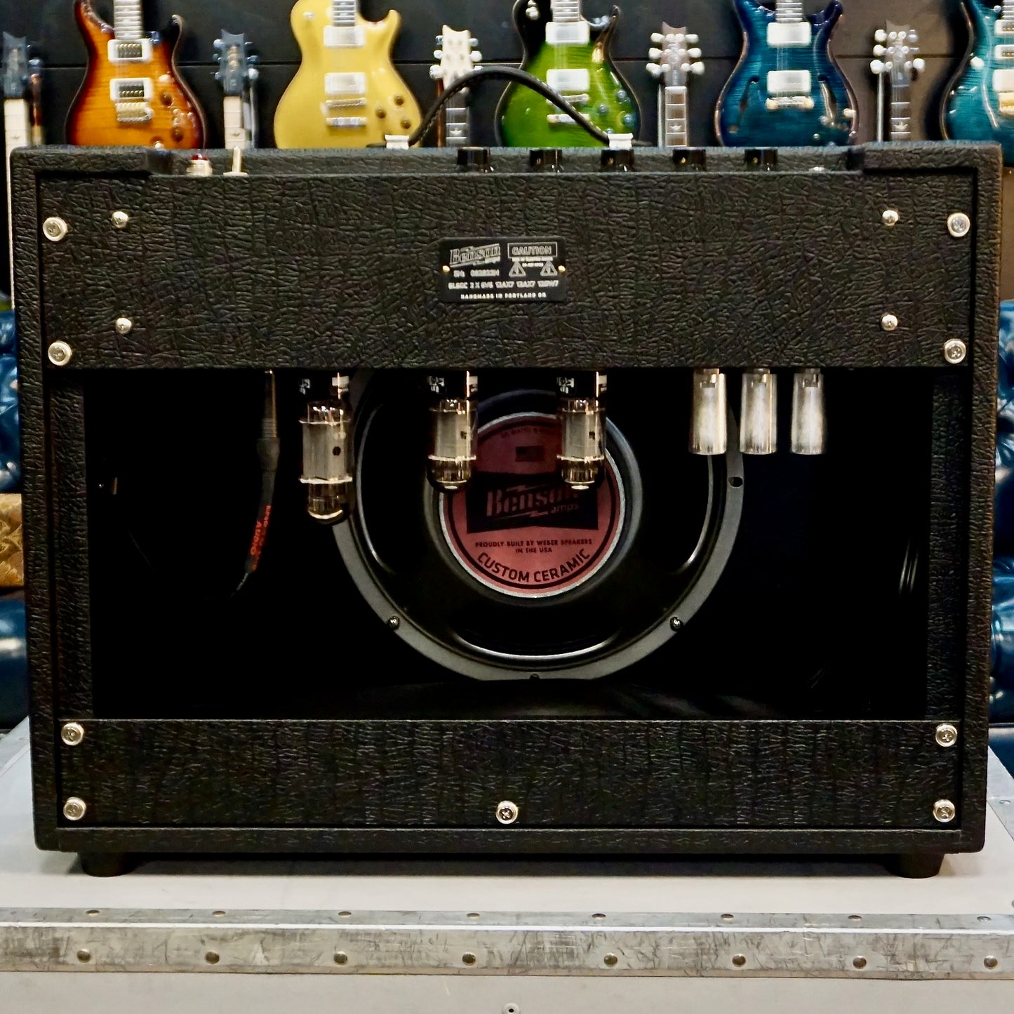 Benson Monarch Reverb Plus (Black Tolex / Oxblood Grille)