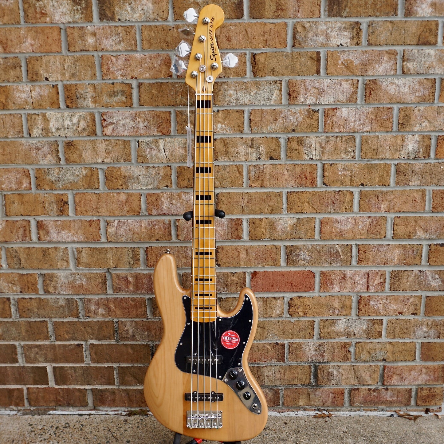 Fender Squier Classic Vibe '70s Jazz Bass V Maple Fingerboard Natural