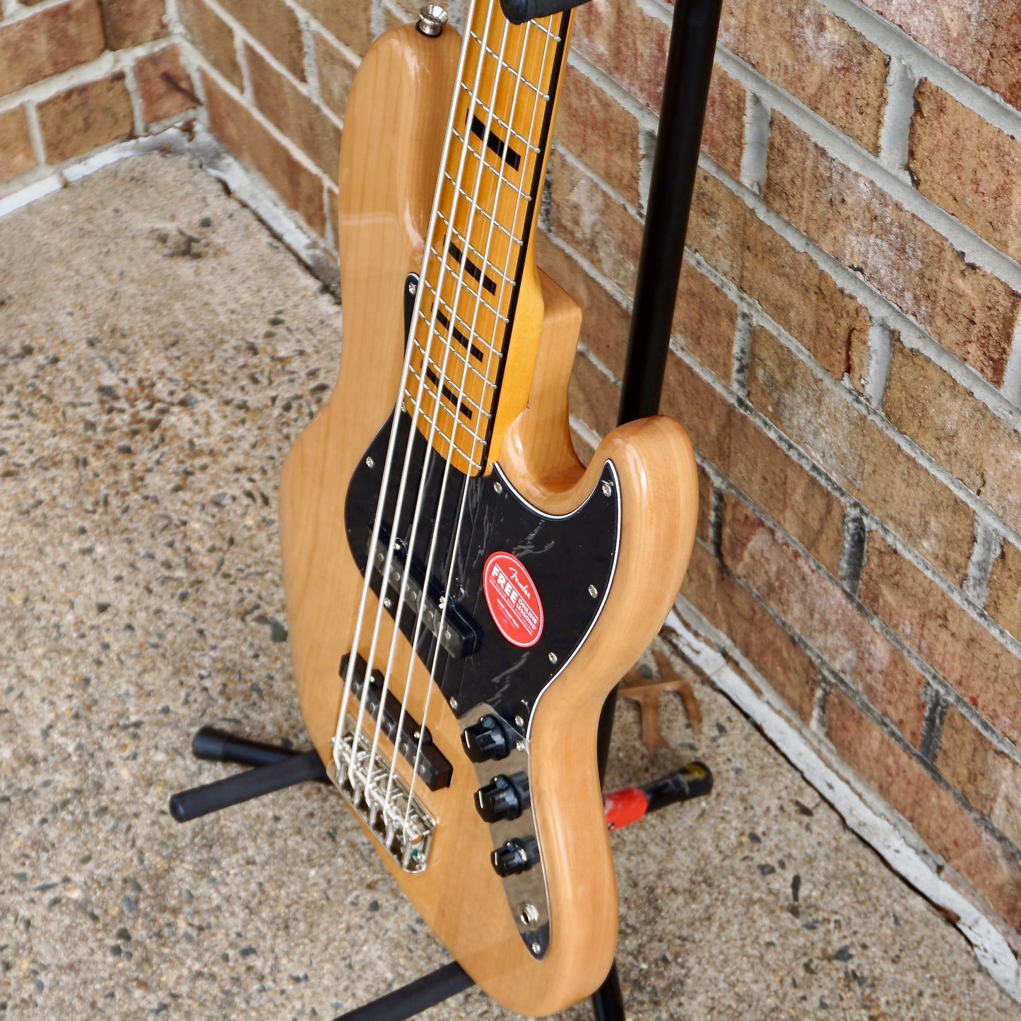 Fender Squier Classic Vibe '70s Jazz Bass V Maple Fingerboard Natural