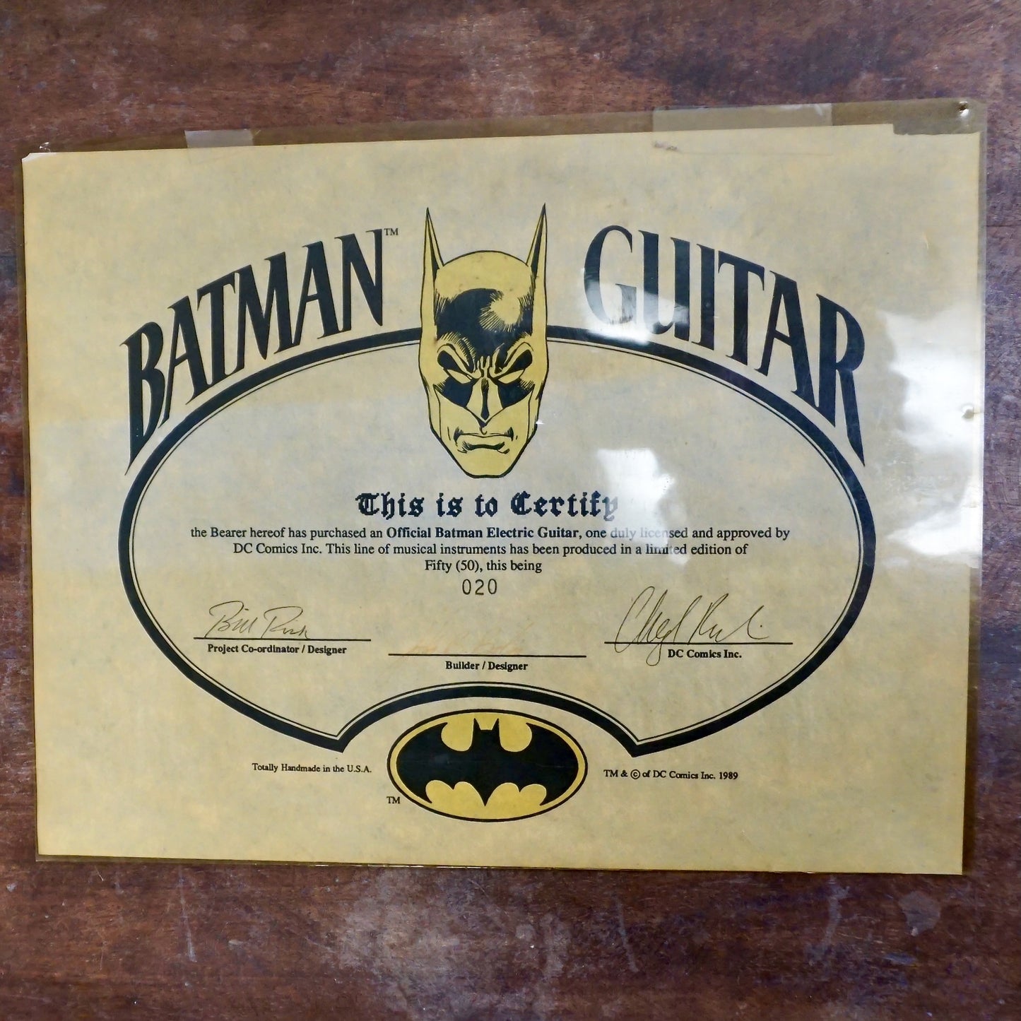Bolin Instruments Batman Guitar