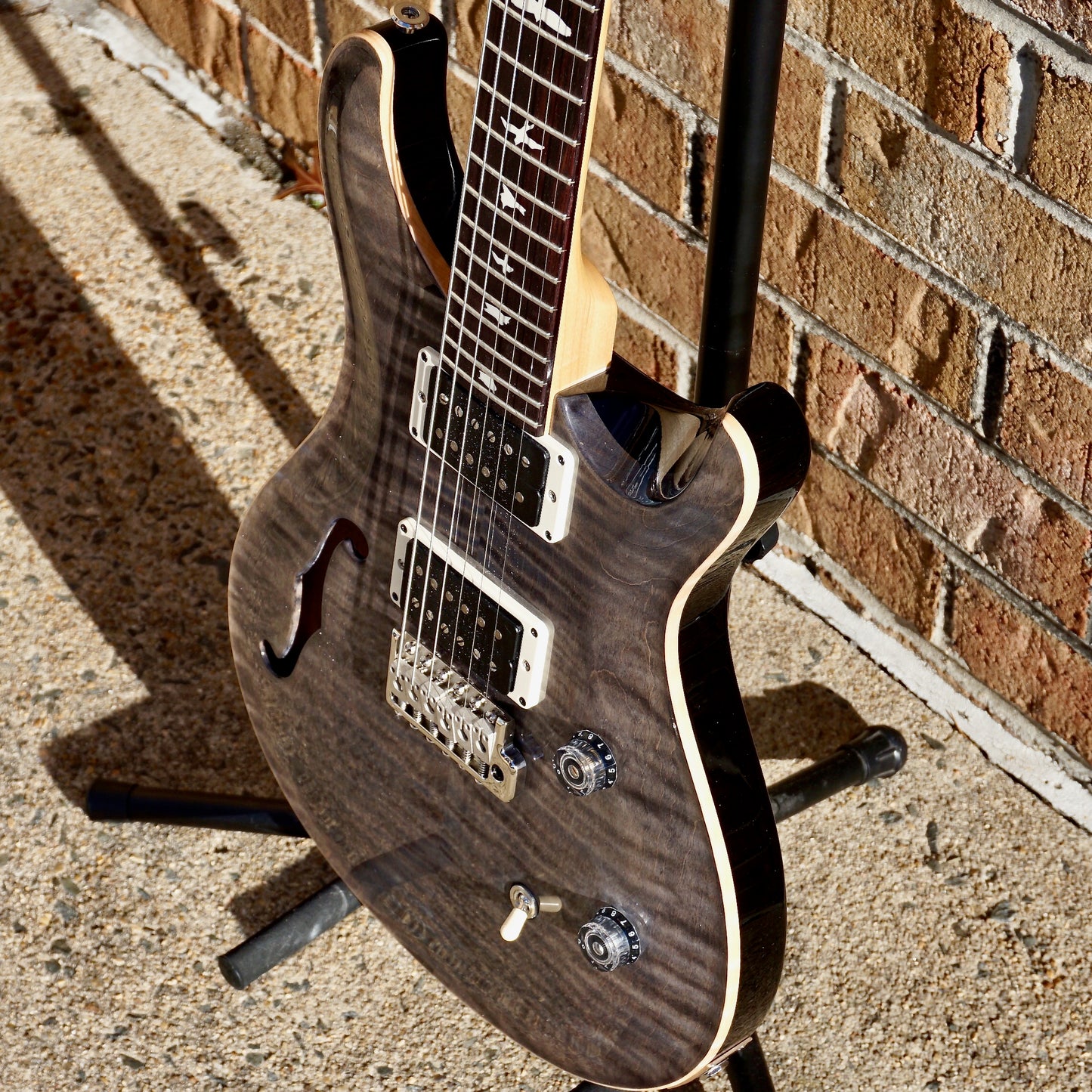 PRS CE 24 Semi-Hollow Faded Gray Black