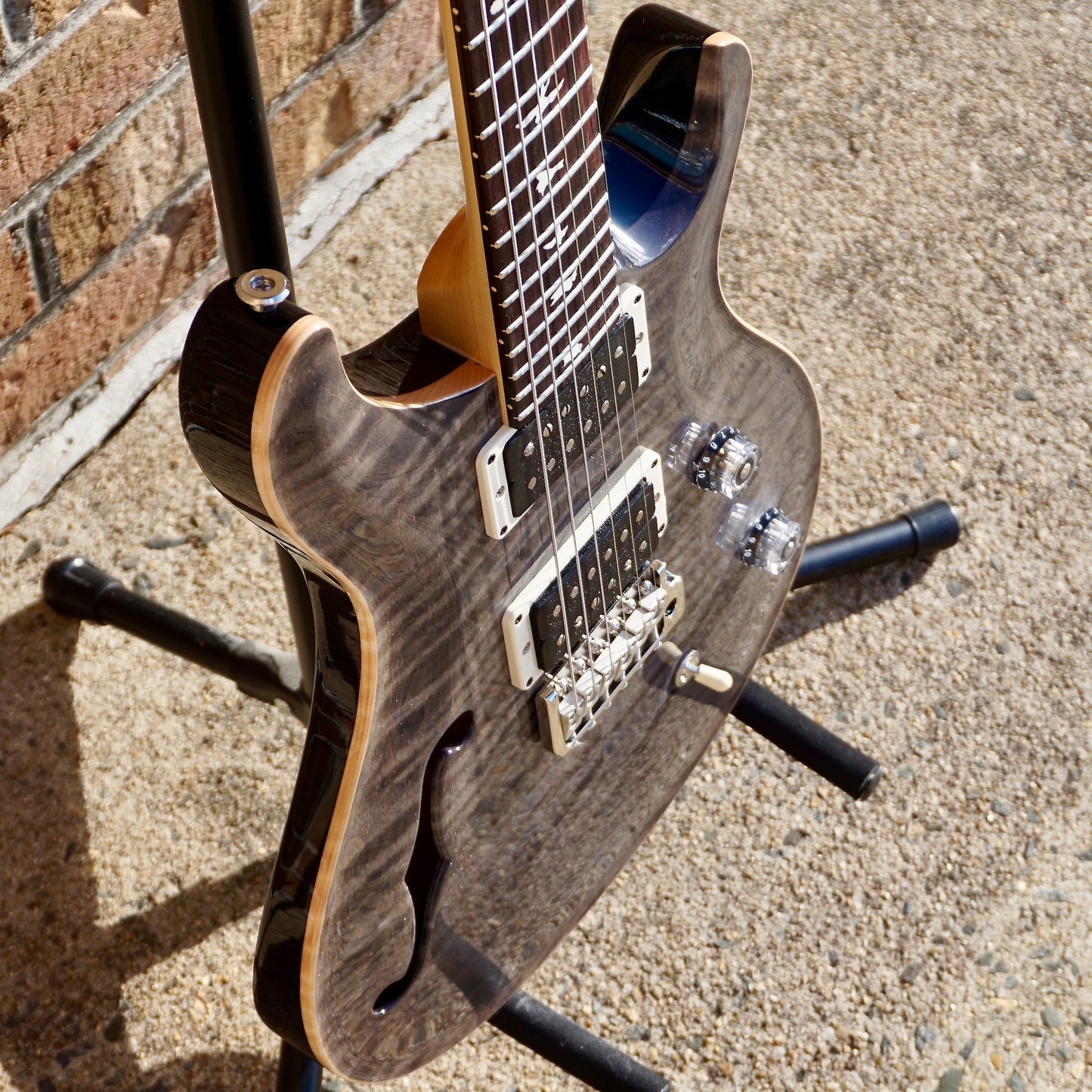 PRS CE 24 Semi-Hollow Faded Gray Black
