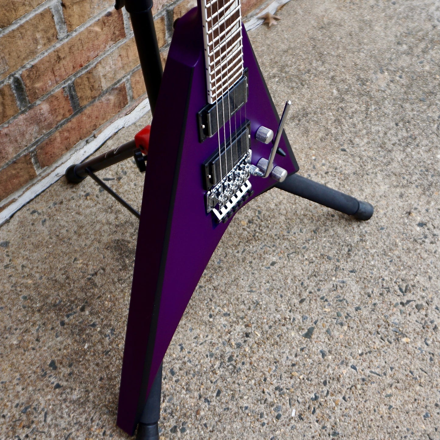 Jackson X Series Rhoads RRX24 Laurel Fingerboard Purple Metallic with Black Bevels