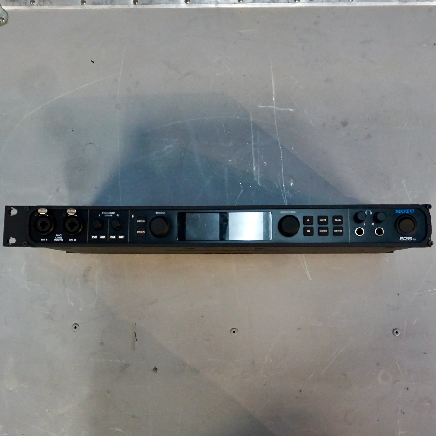 Motu 828 Rack Interface