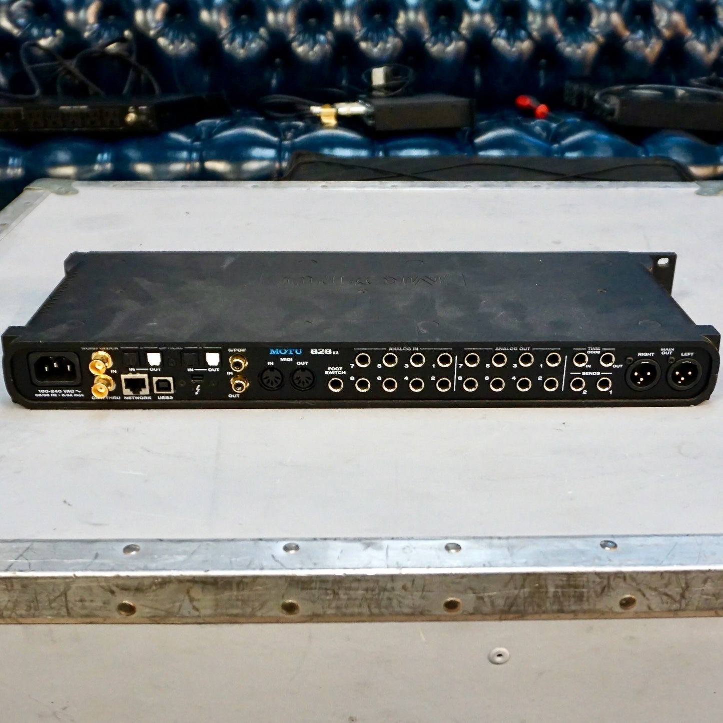Motu 828 Rack Interface