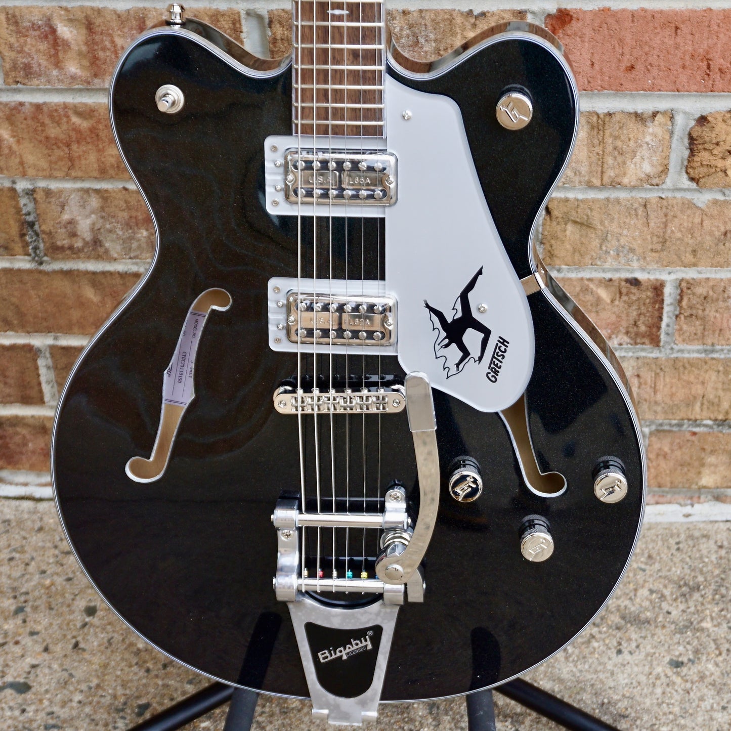 Gretsch Electromatic John Gourley Broadkaster Center Block Laurel Fingerboard Iridescent Black