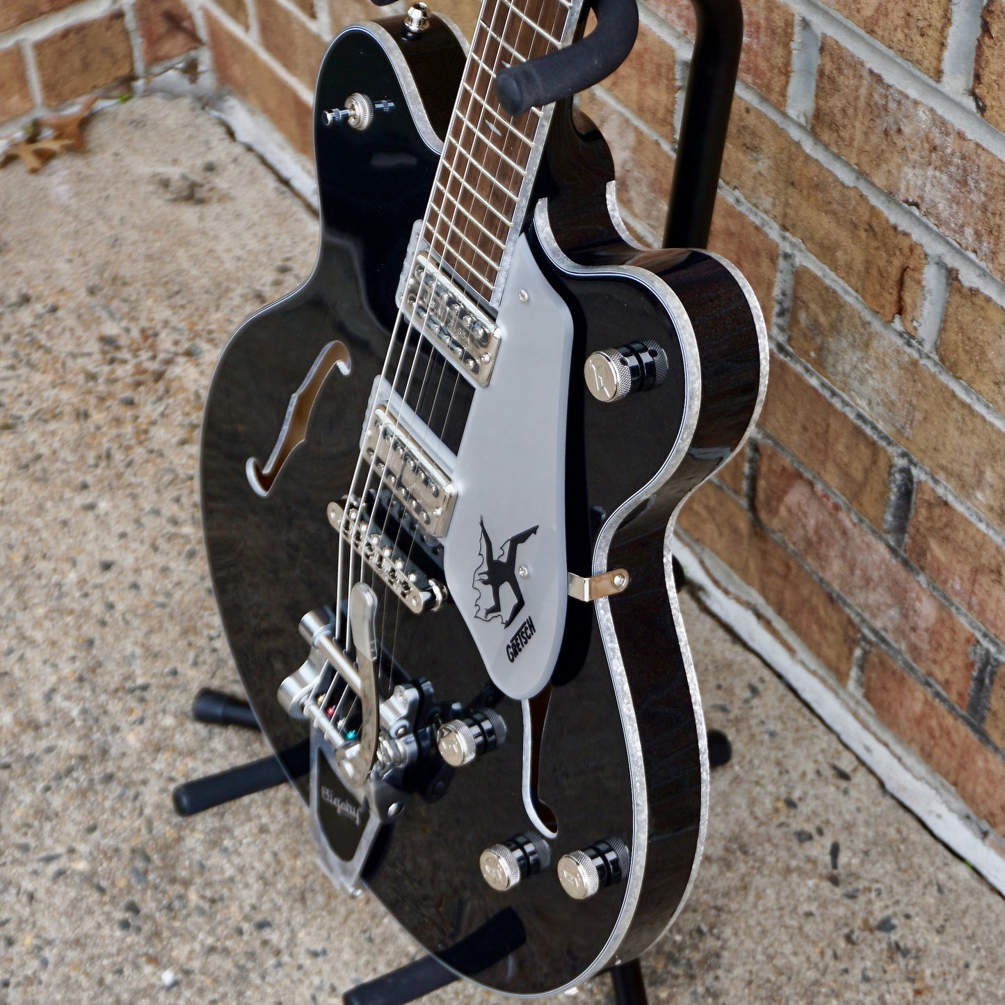 Gretsch Electromatic John Gourley Broadkaster Center Block Laurel Fingerboard Iridescent Black