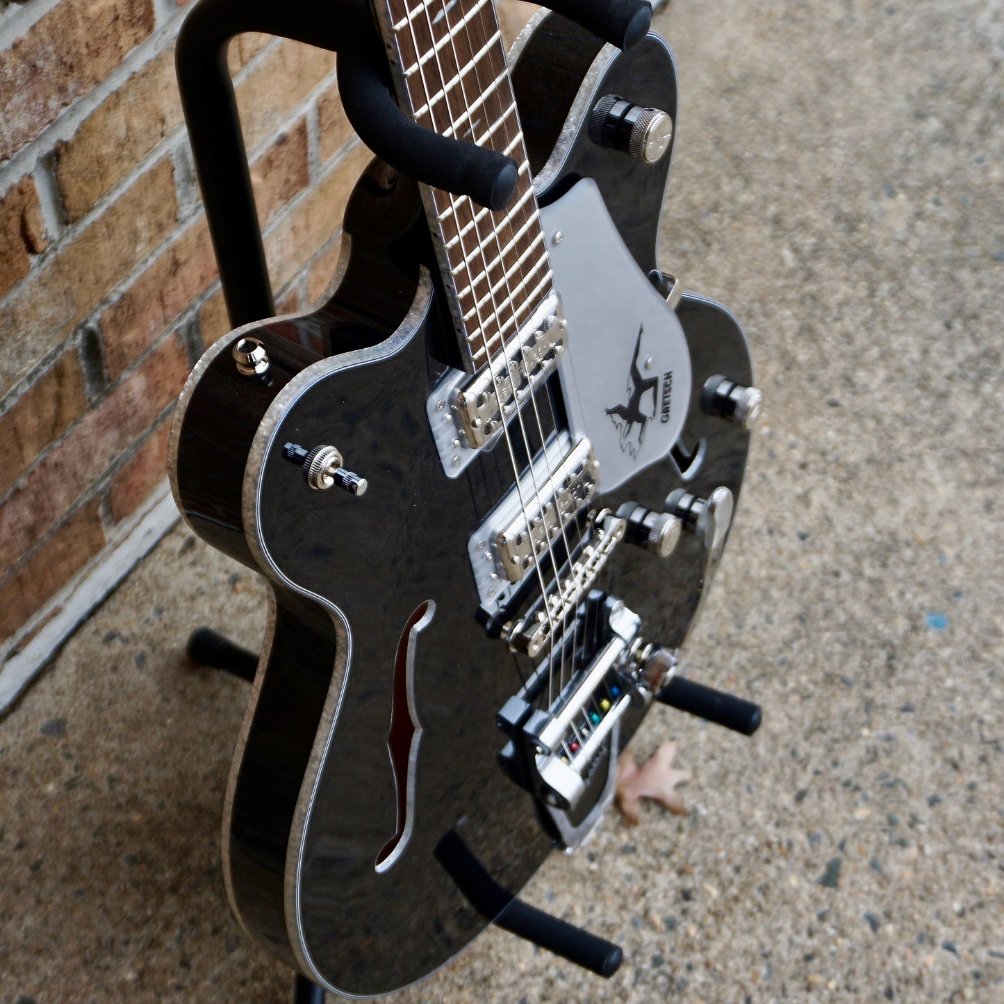 Gretsch Electromatic John Gourley Broadkaster Center Block Laurel Fingerboard Iridescent Black