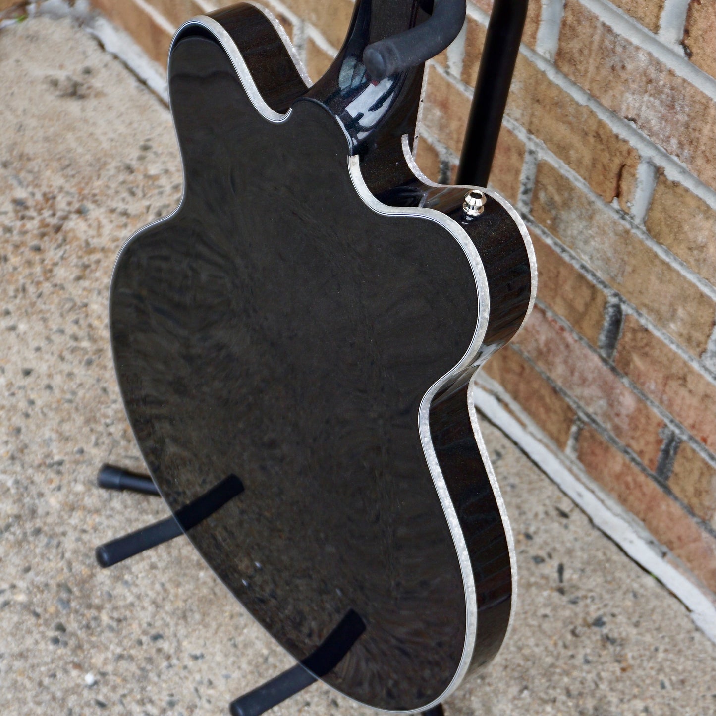 Gretsch Electromatic John Gourley Broadkaster Center Block Laurel Fingerboard Iridescent Black