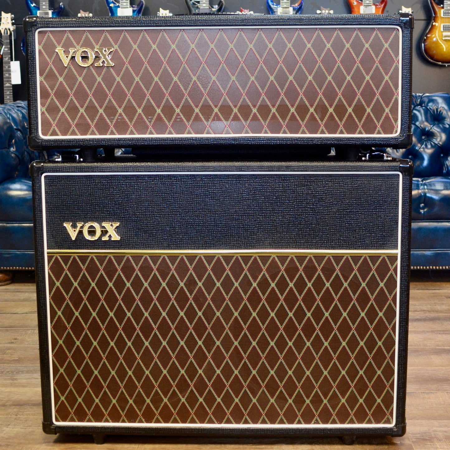 Vox AC30CH & V212C Cab w/ Weber Blue Dog Speakers
