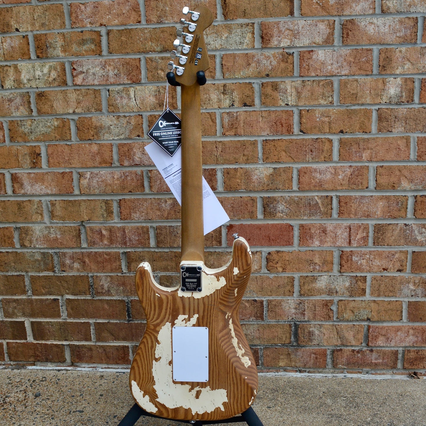 Charvel Henrik Danhage Limited Edition Signature Pro-Mod So-Cal Style 1 HS FR M, Maple Fingerboard, White Relic