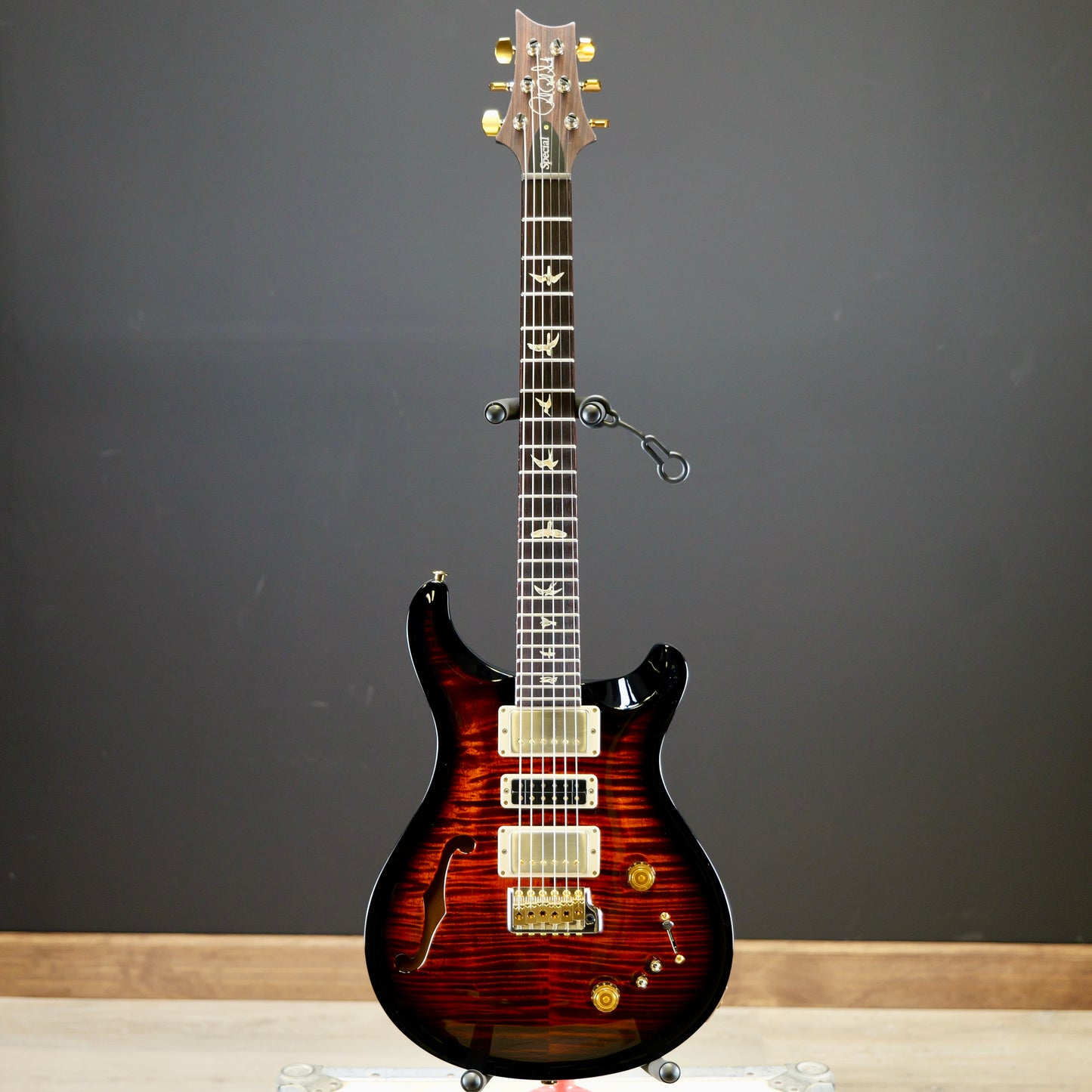 PRS Special Semi-hollow 10 Top Black Gold w/ Black Wrap Burst