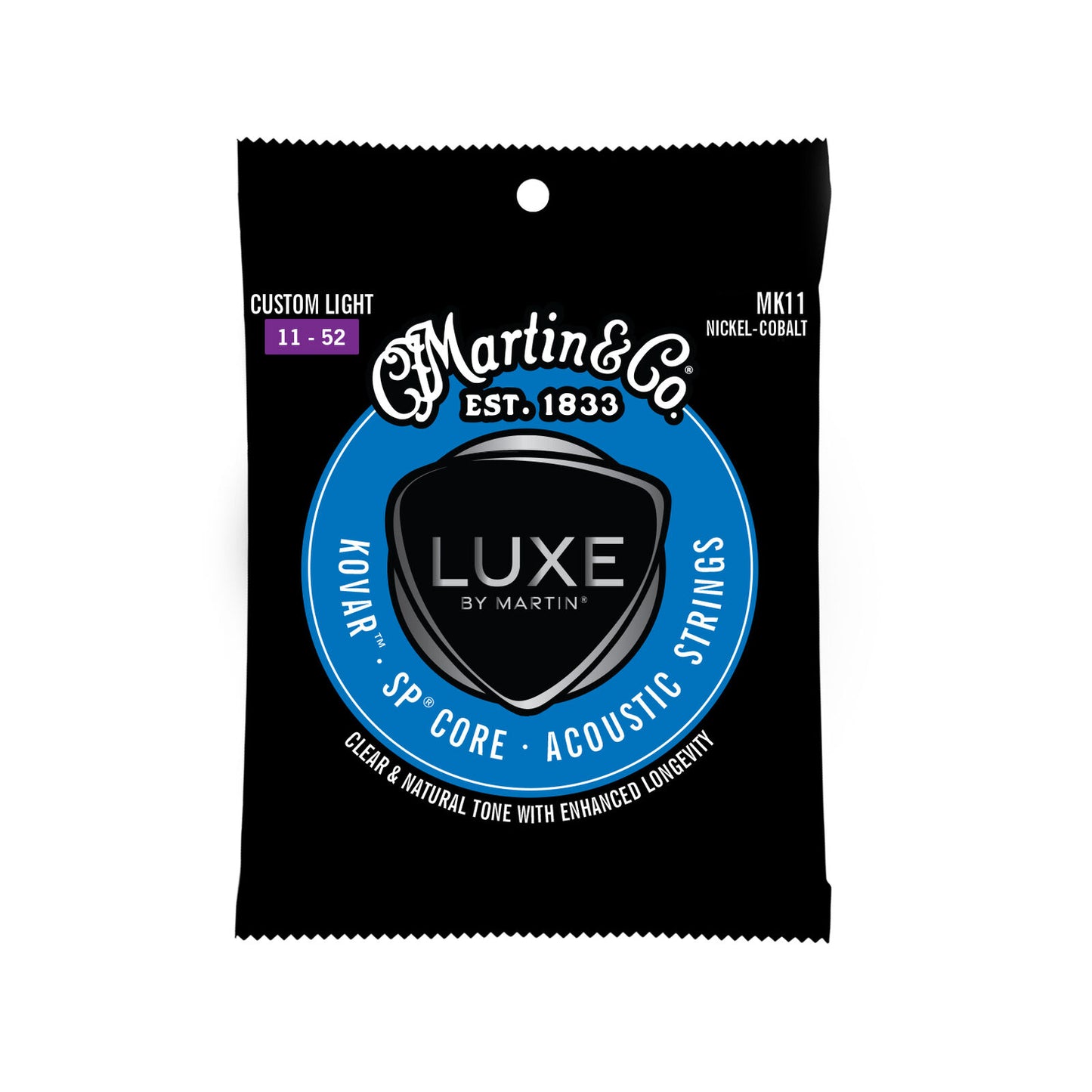 Martin Luxe By Martin® Kovar™ Strings Custom Light 11-52