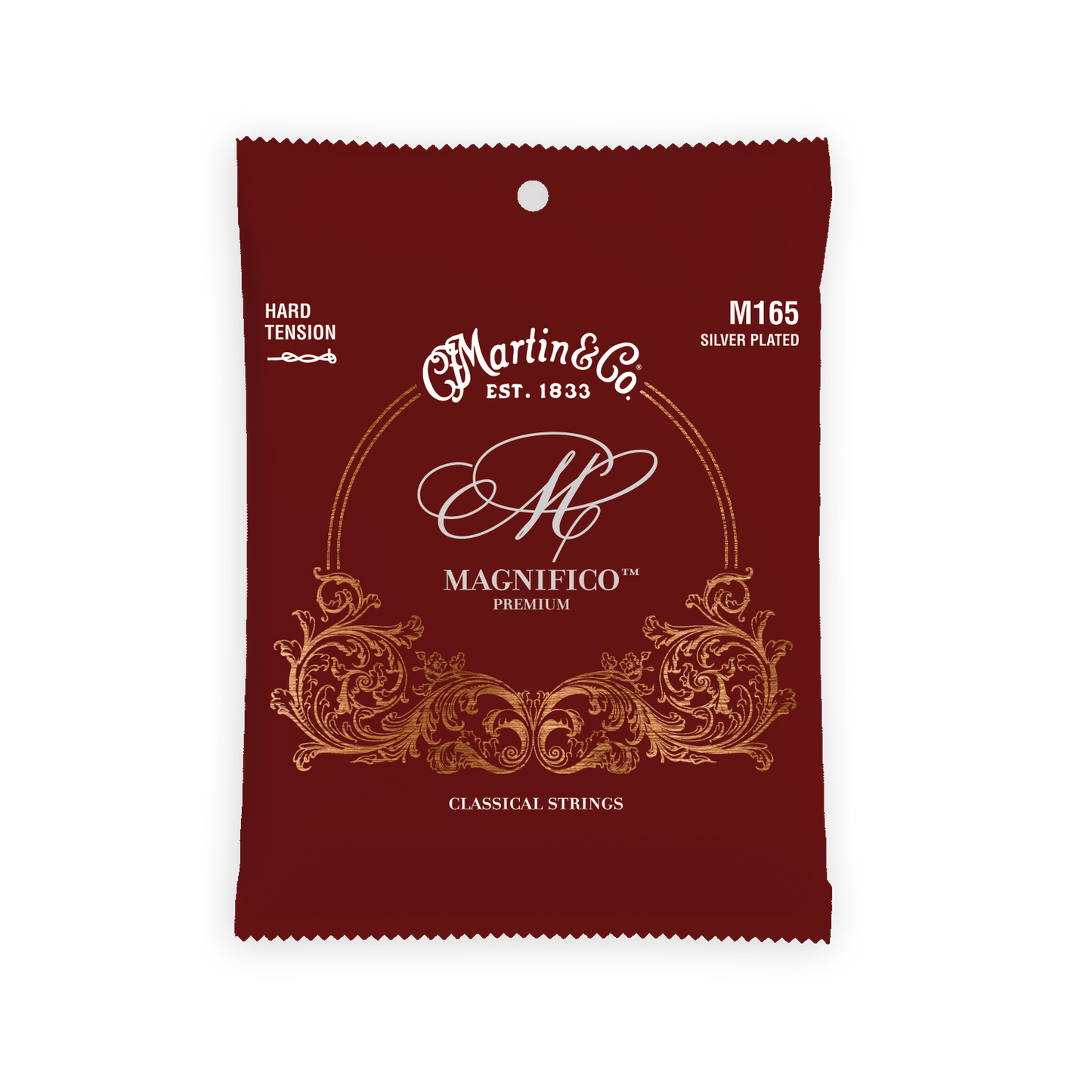 Martin M165 Magnifico Premium Silver Plated Hard Tension Tie-On