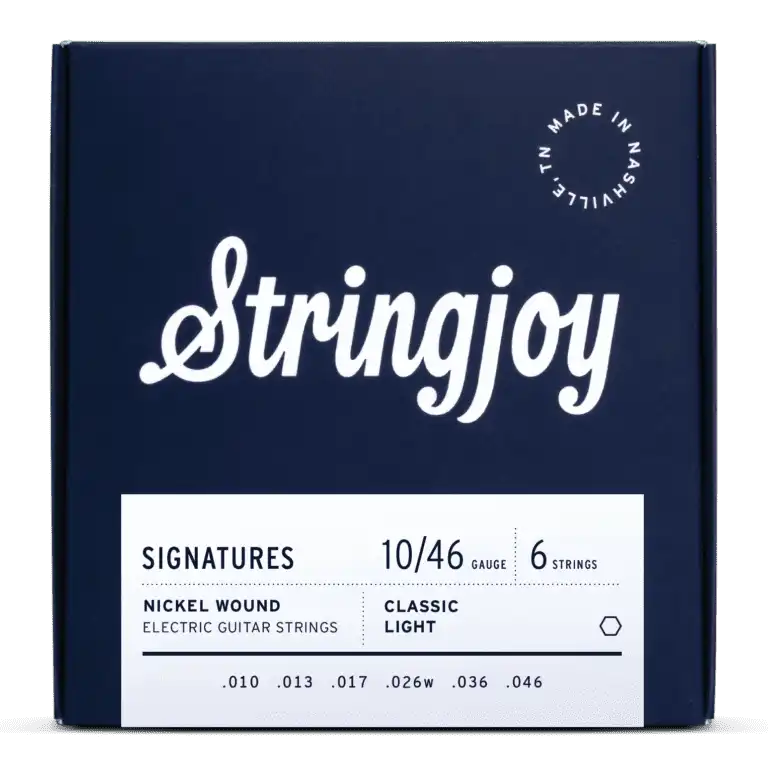 Stringjoy 10-46 Classic Light Gauge Signatures - Nickel Wound Electric Guitar Strings