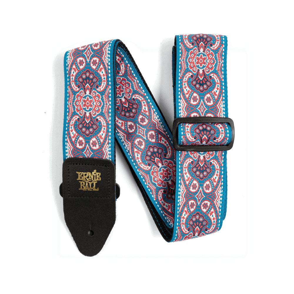 Ernie Ball Classic Jacquard Guitar Strap/Bass Strap - Pink Paisley