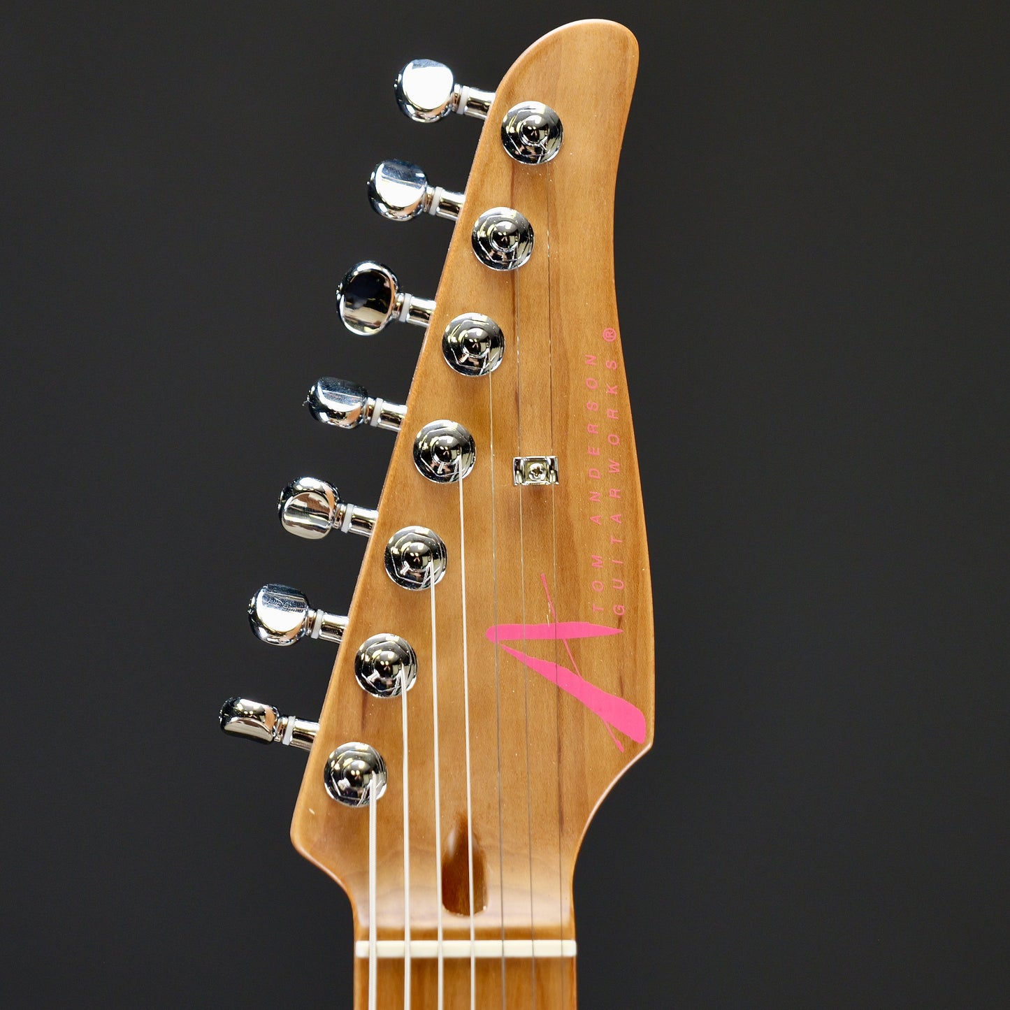 Tom Anderson Angel 7 String Transparent Pink w/ Binding