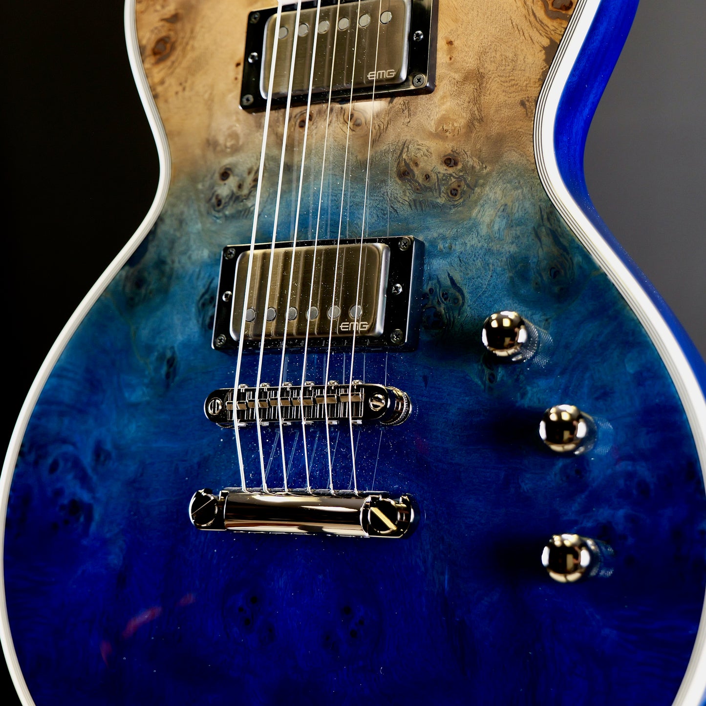ESP E-II Eclipse Blue Natural Fade