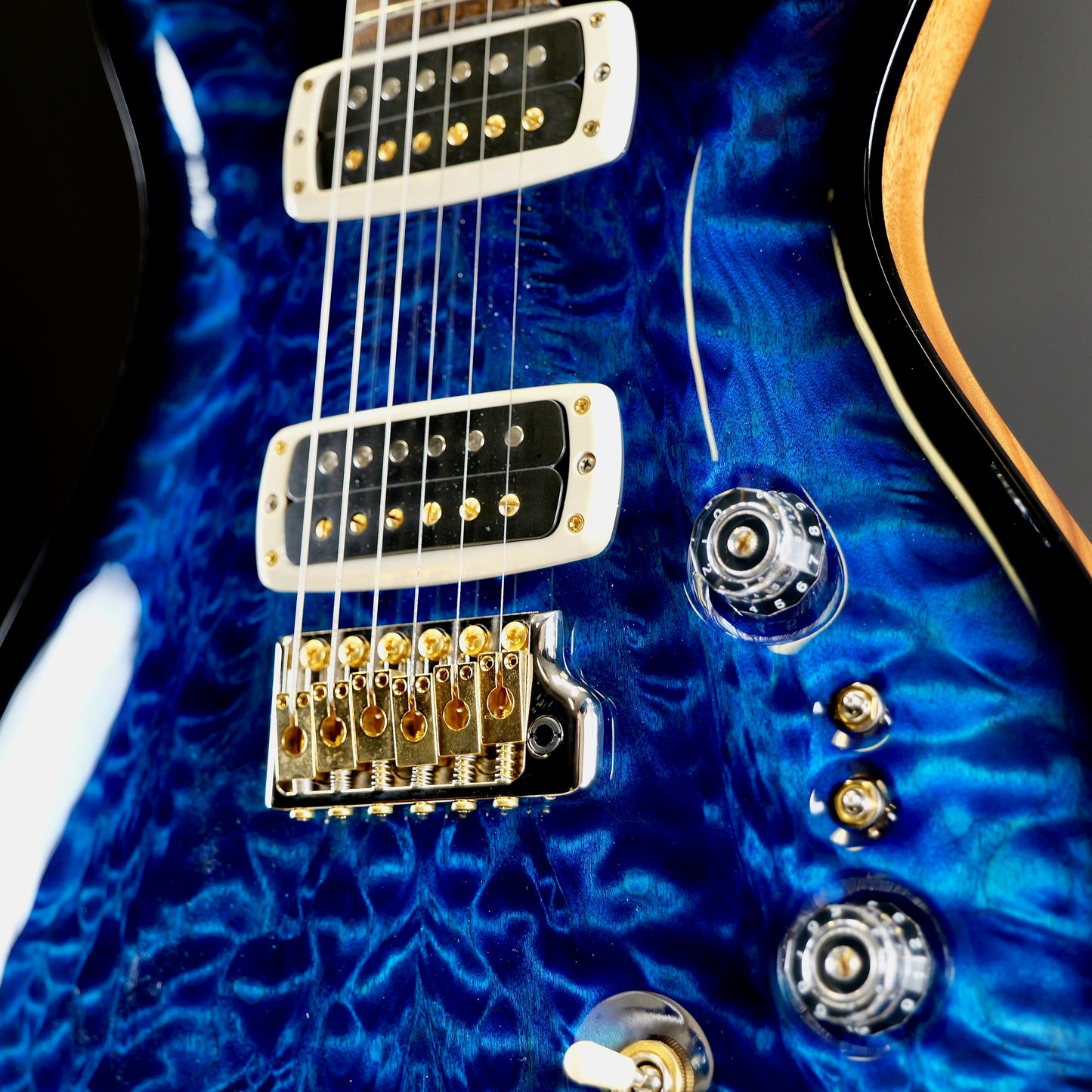 PRS Custom 24-08 10 Top Custom Color Quilt/Zircote Fretboard//Stained Flamed Neck