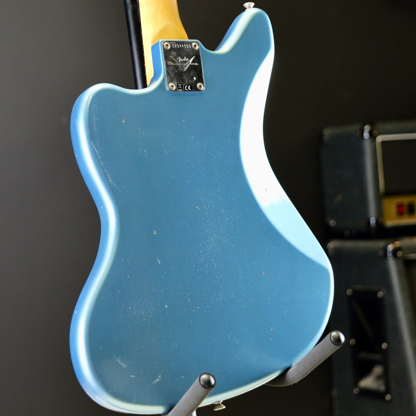 Fender Custom Shop 1964 Jaguar Journeyman Relic 3A Rosewood Fingerboard Faded Aged Lake Placid Blue