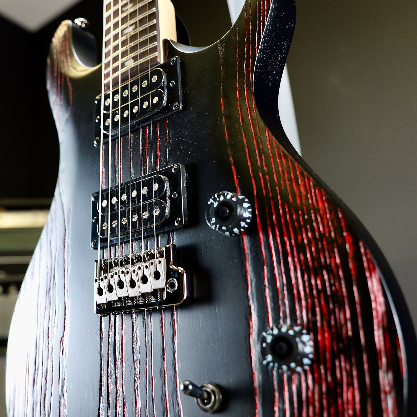 PRS SE Swamp Ash CE 24 Sandblasted Red Limited Edition