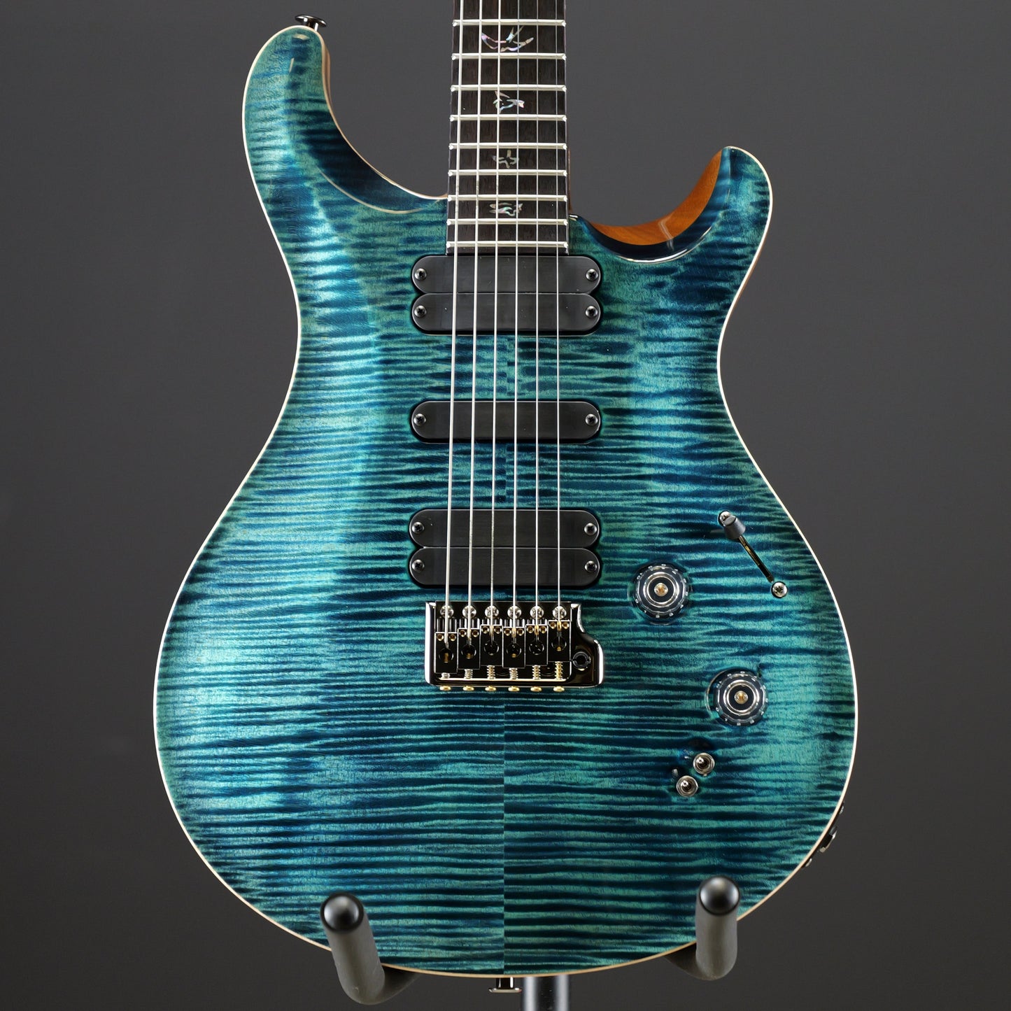 PRS Wood Library 509, Flame Maple 10-Top w/Mahogany Back, RW Neck/Fingerboard Smoked Black hardware