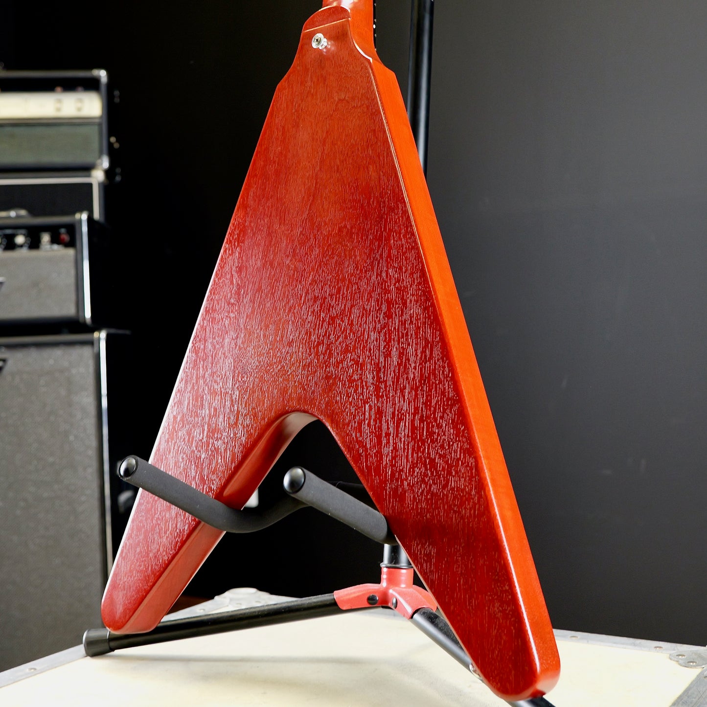 Gibson Flying V Faded Cherry Crescent Moons