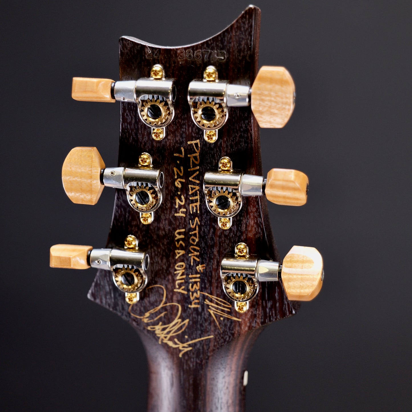 PRS Private Stock Vela Natural Smoke Burst