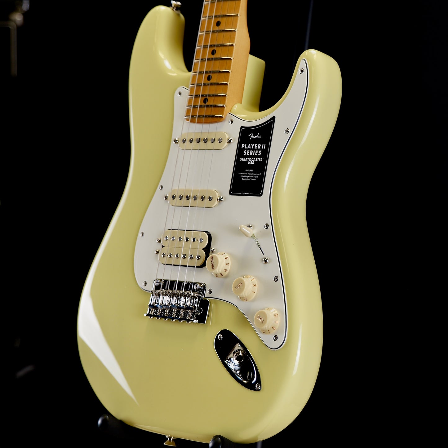 Fender Player II Stratocaster HSS Maple Fingerboard Hialeah Yellow