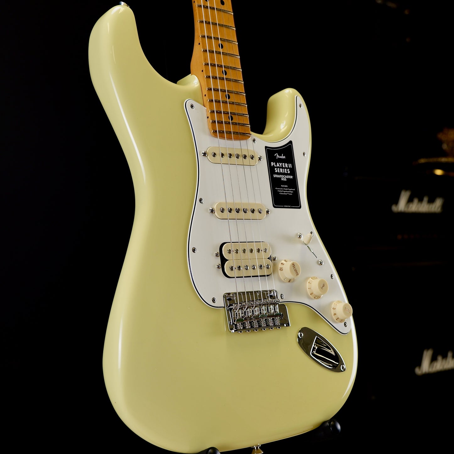 Fender Player II Stratocaster HSS Maple Fingerboard Hialeah Yellow
