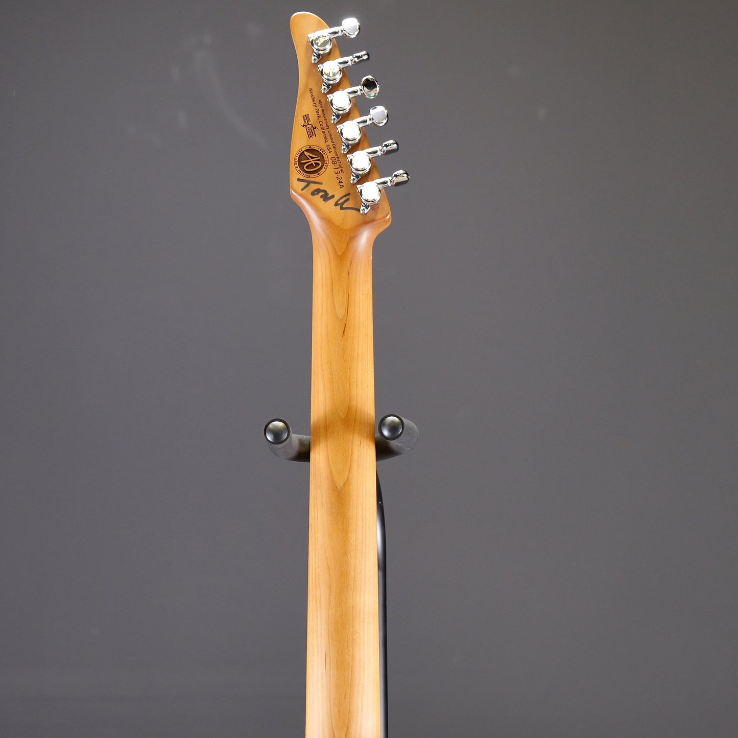 Tom Anderson T Classic #37/40 40th Anniversary Limited Edition Satin Organic Grain Butterscotch with Brown