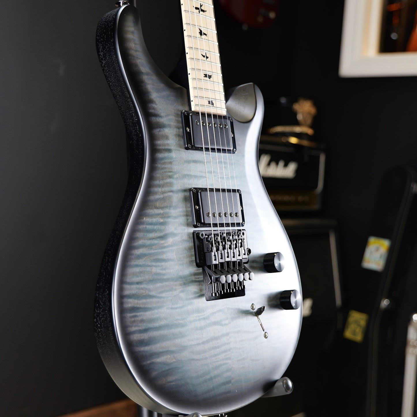 PRS DW CE 24 "Floyd" Faded Blue Wraparound Smokeburst