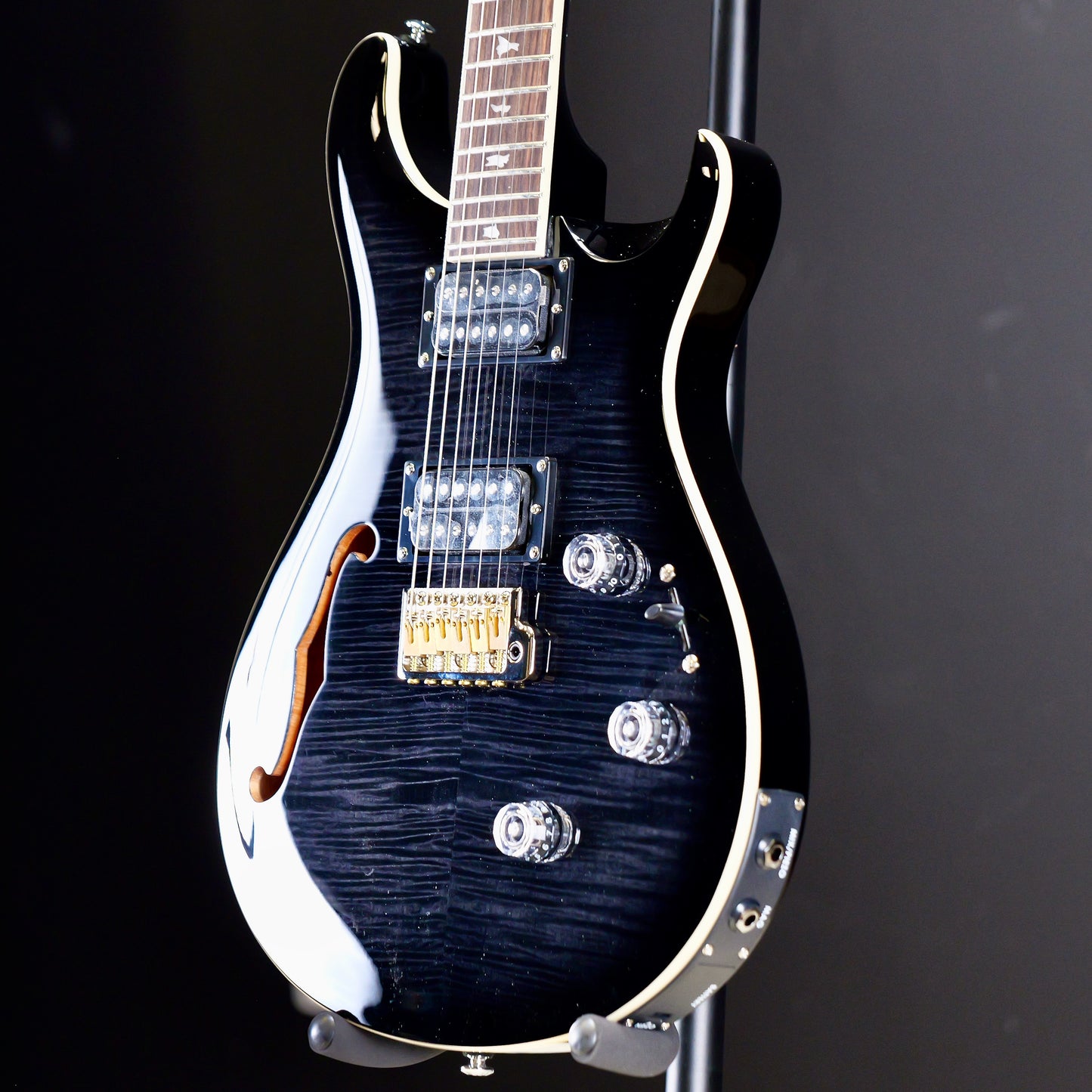PRS SE Custom 24 Semi-Hollow Piezo Charcoal