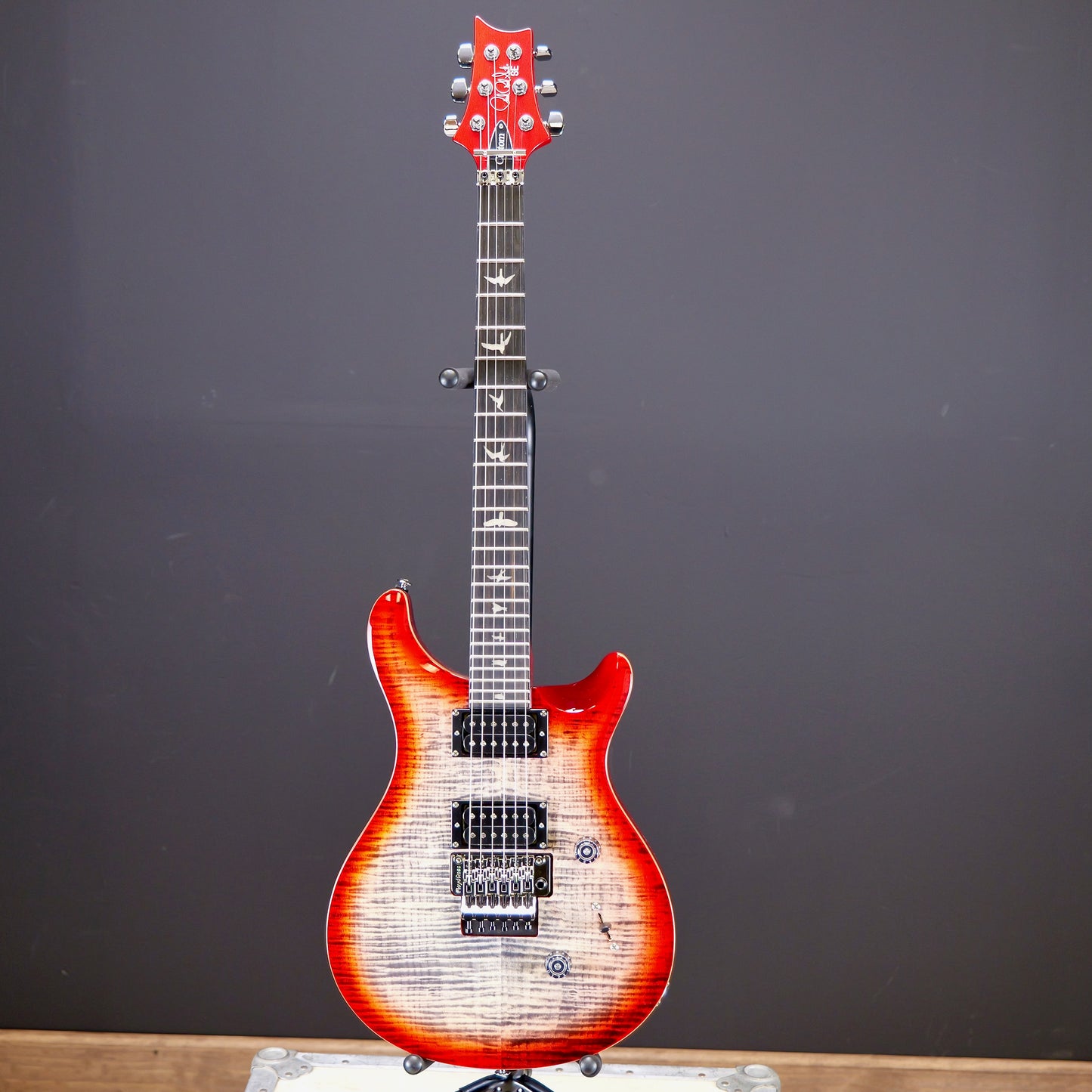 PRS SE Custom 24 "Floyd" Charcoal Cherry Burst