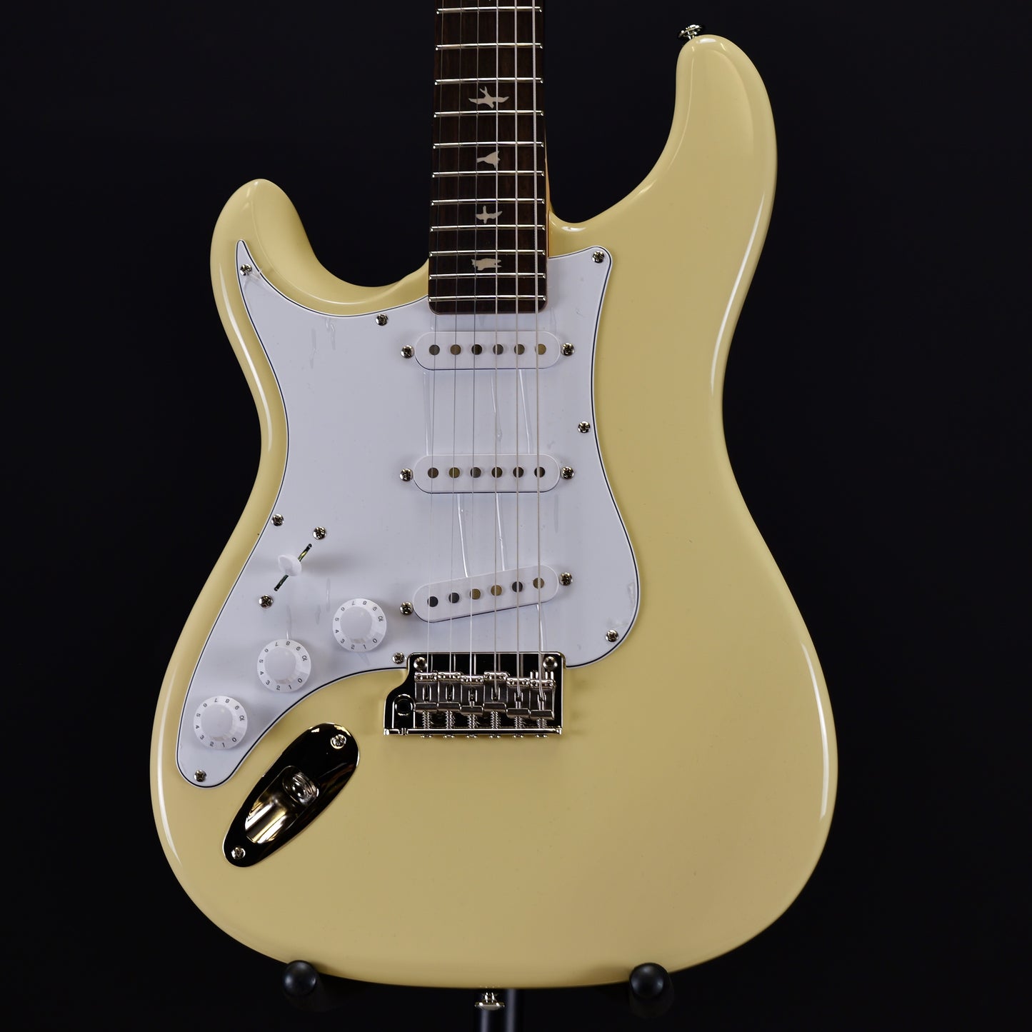 PRS SE Silver Sky Rosewood Lefty Moon White