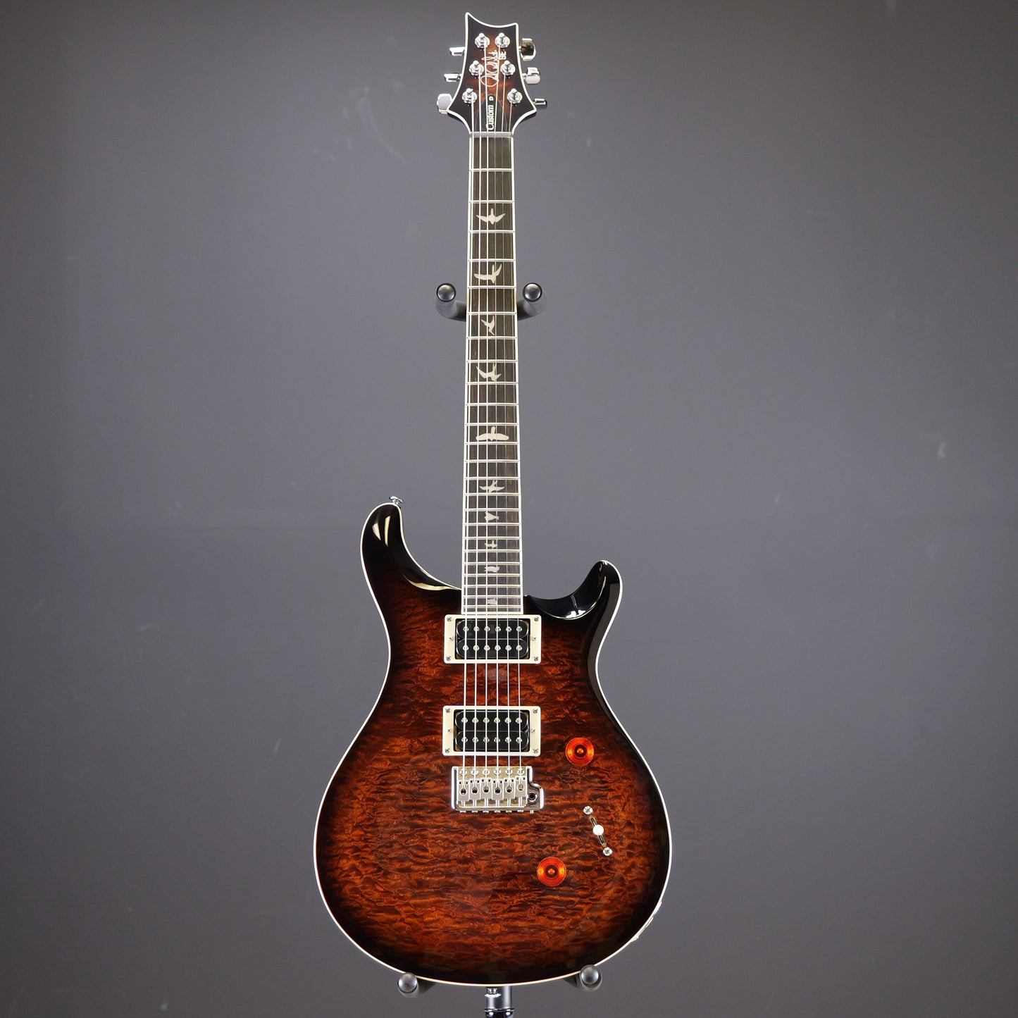 PRS SE Custom 24 Quilt Black Gold Burst