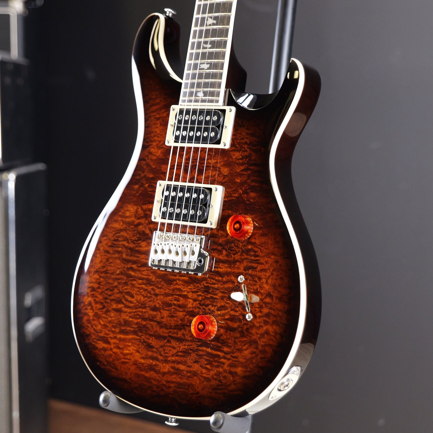 PRS SE Custom 24 Quilt Black Gold Burst