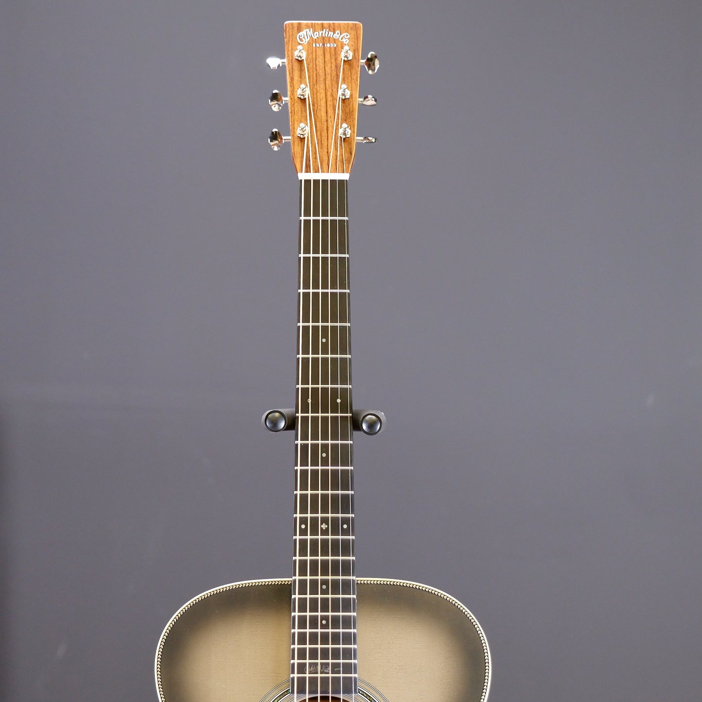 Martin OMJM John Mayer 20th Anniversary Platinum Gray Burst #983/1000