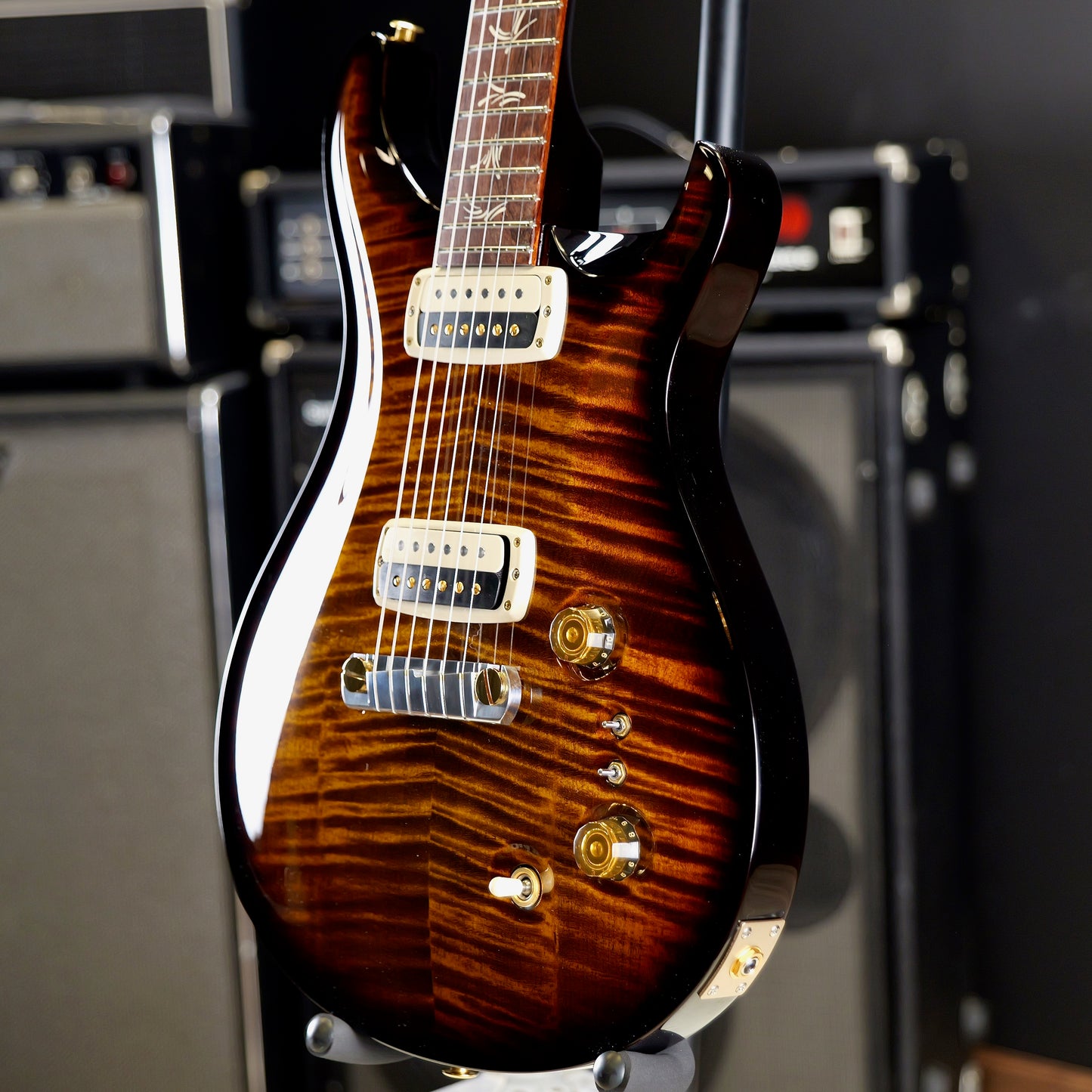 PRS Paul's Guitar 10 Top Black Gold Wraparound Burst