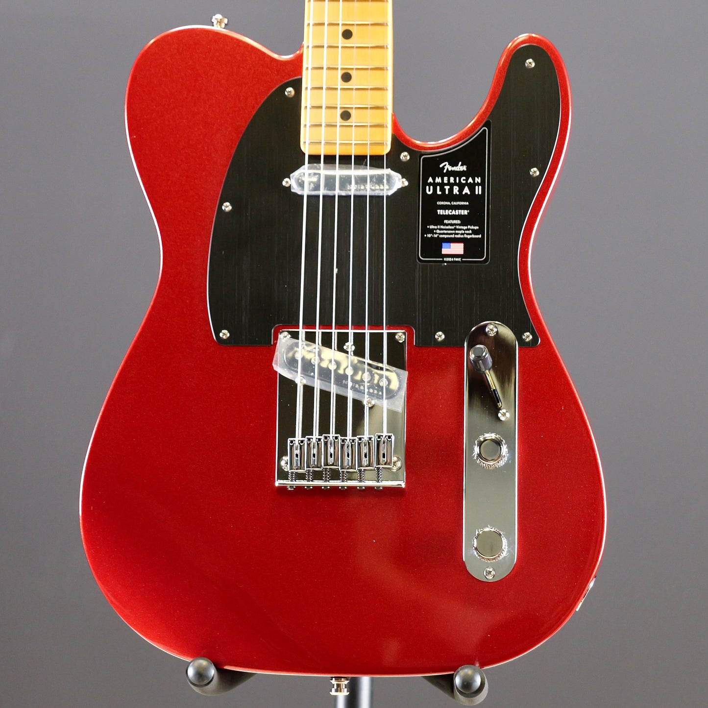 Fender American Ultra II Telecaster Maple Fingerboard Sinister Red