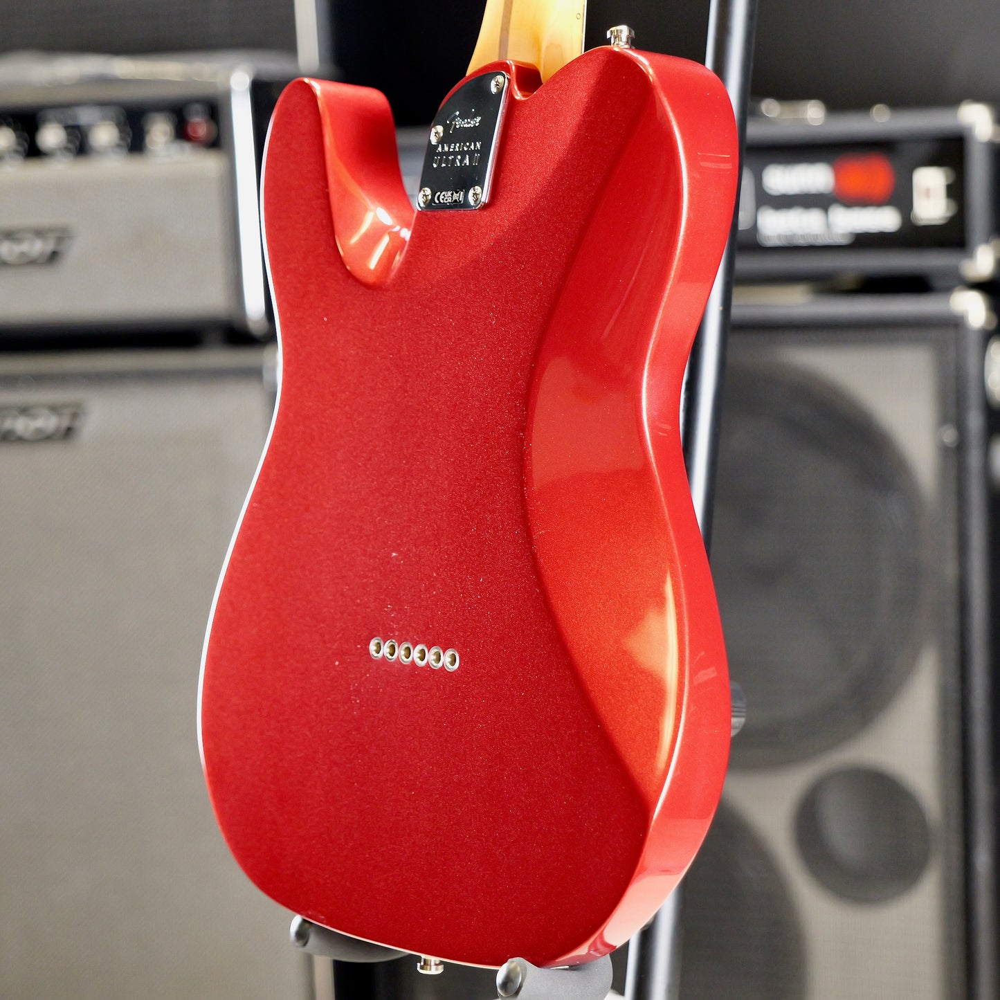 Fender American Ultra II Telecaster Maple Fingerboard Sinister Red