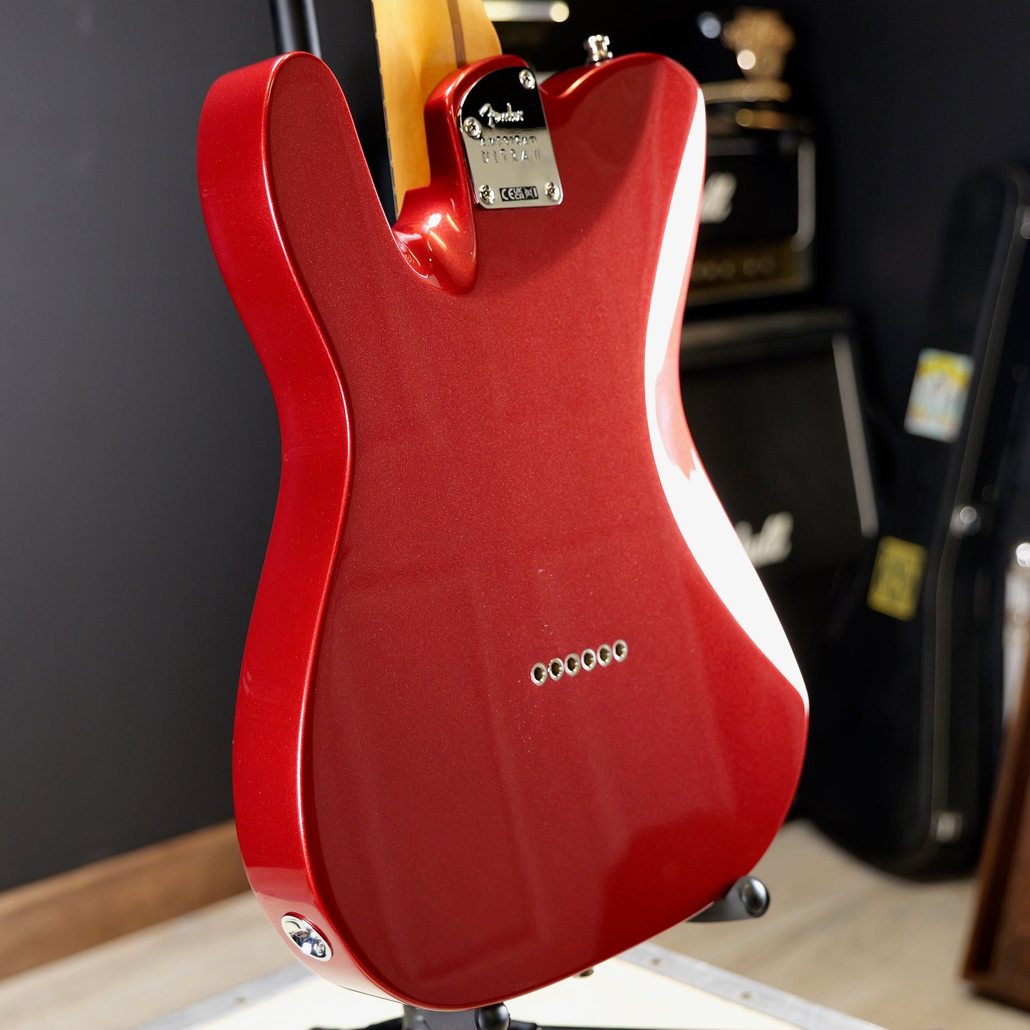 Fender American Ultra II Telecaster Maple Fingerboard Sinister Red