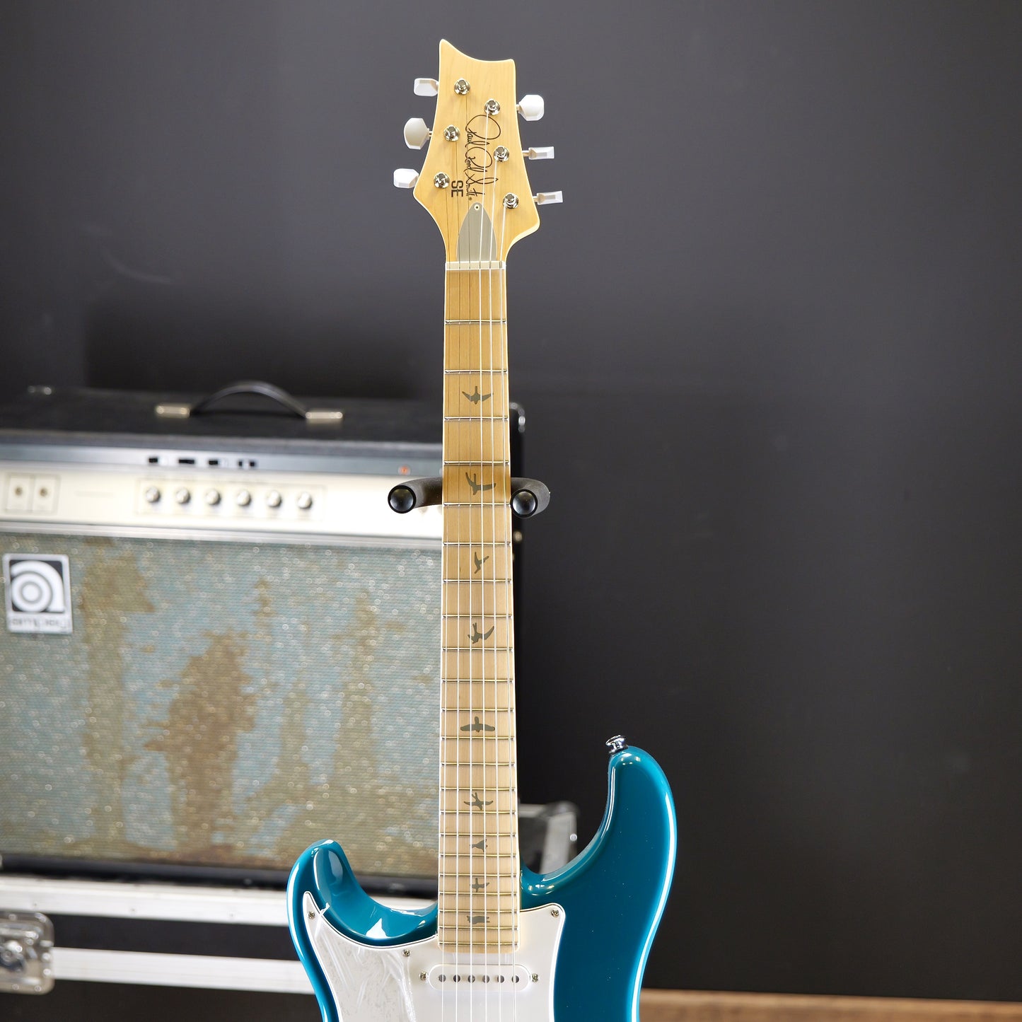 PRS SE Silver Sky Rosewood Lefty Maple Nylon Blue